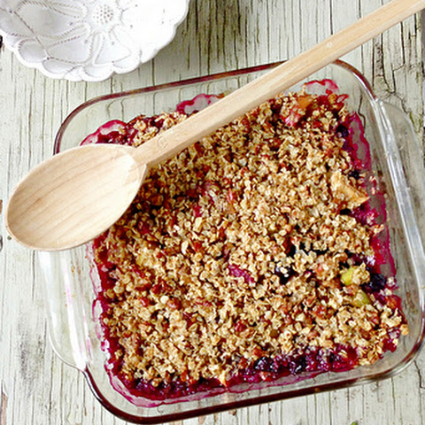 Healthy Dessert Recipe – Easy Rhubarb Crumble