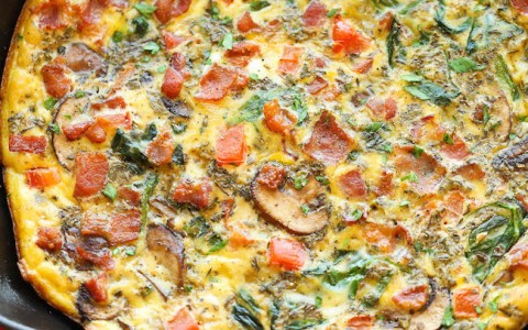 Oven Baked Omelette Recipe