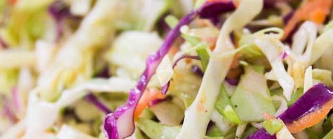 Healthy Coleslaw Recipe – No Mayo & Raw